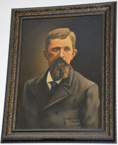 Портрет Ф. Гека в музее п. Безверхово